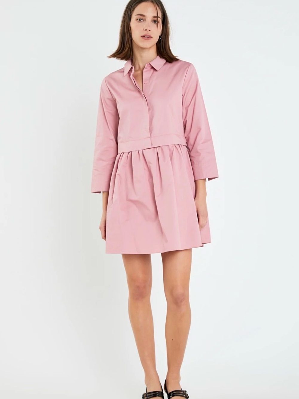 English Factory Mini Shirt Dress
